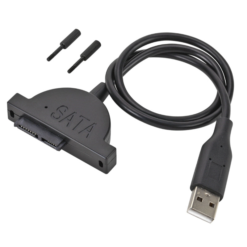 S-031 USB 2.0 Optical Drive Data Cable USB to SATA 6 7Pin Slimline Notebook Optical Disc Drive Cord S-031 USB 2.0 Optical Drive Data Cable USB to SATA 6 7Pin Slimline Notebook Optical Disc Drive Cord